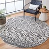 Safavieh Tulum Collection TUL267D Moroccan Boho Distressed Area Rug, 5'