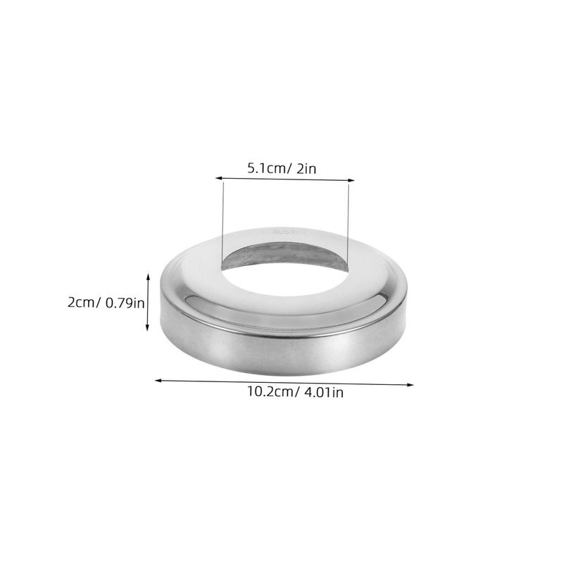 WHAMVOX 4pcs Stainless Steel Pool Ladder Cover Plate Durable Easy