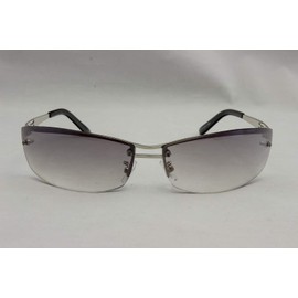 Mukojima PY1219-1 MYS Sunglasses, Square Type, Smoke x Silver, Gradient