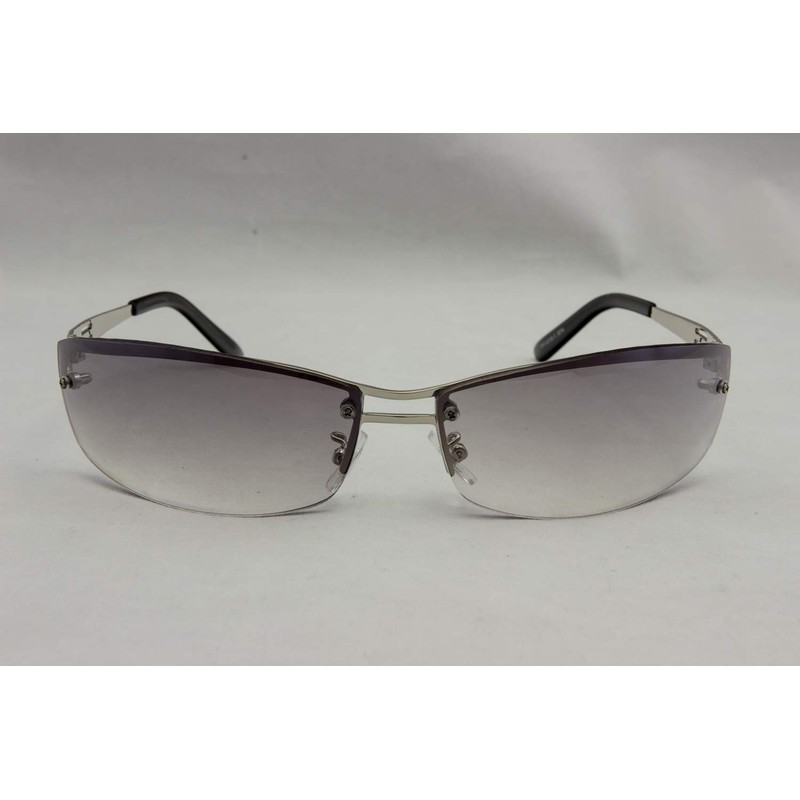 Mukojima PY1219-1 MYS Sunglasses, Square Type, Smoke x Silver, Gradient