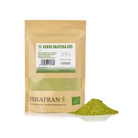 FRISAFRAN Organic Matcha Latte Powder 100 g Matcha Tea Powder Original Matcha Green Tea Ceremonial Grade Green Tea Natural Matcha Tea Matcha Powder Matcha No Additives Vegan
