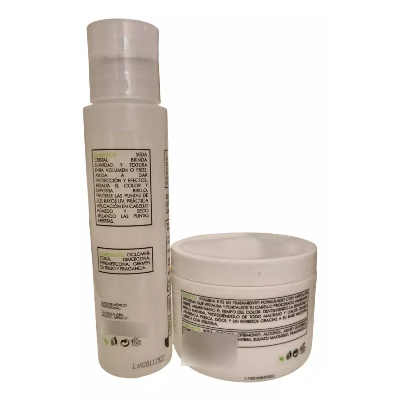 Labonté Vitamina E Keratina 150gr + Seda Cristal 120ml