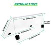KUAFU Clear Windshield Compatible with 2000.5 - UP Golf Cart