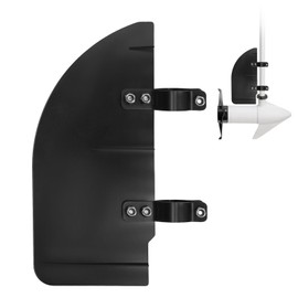 AshKiz Clamp On Boat Rudder, Boat Rudder Kit, Trolling Motor Accessories, Boat Rudder, Fits Most 24-55 Thrust Trolling Motors, Boat Rudder for Pontoon Fishing Kayak Canoe Jon Boat