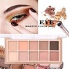 10 Colours Shimmering Matte Eyeshadow Makeup Palette Nude Glittering Pigment