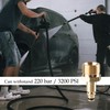 Bojueshaw M22 High Pressure Washer Adapter,Brass Quick Plug-in Connect Coupler