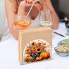 Napkin Holder Sunflower Pumpkin Crystal Clear Acrylic Napkin Holders, Paper