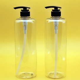 Shampoo Refill Container 32mm 1 Liter Pump Empty Bottle Pump Bottle 2ea