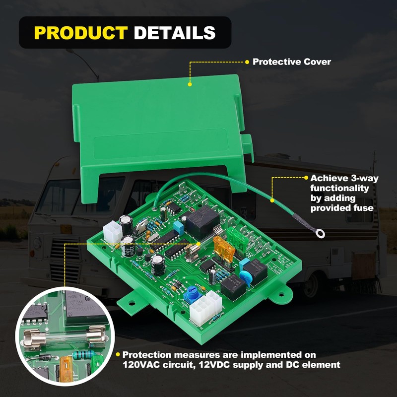 P-711 RV Refrigerator Main Power Control Circuit Board with Protective
