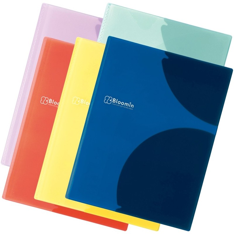 LIHIT LAB Clear File Pocket Holder 8 Pockets A4 Mint