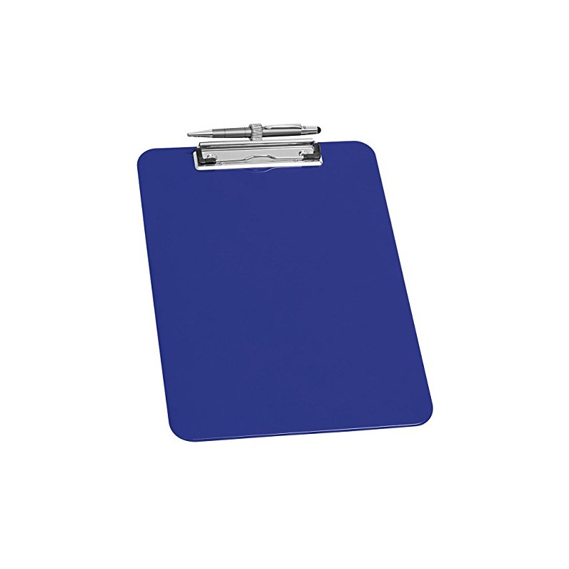 Wedo 576603 A4 Clipboard in with Pen Holder - Blue
