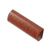 Healifty Brown Leather Eyeglass Hard Case