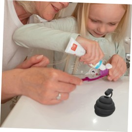 NOLITOY Toothpaste Squeezer Bathroom Decore Tooth Paste Dispenser Toothpaste Tube Squeezer Toothpaste Lid Toothpaste Portable Toothpaste Caps Toothpaste Dispenser Cap Black