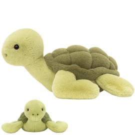 Turtle Teddy, Weighted Teddy for Adults, Soft Plush Toy for Children, Stress Relief Companion, Cuddly Sea Turtle for Bedtime Comfort and Anxiety Relief, for All Ages