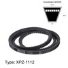 sourcing map XPZ1112 V-Belt Drive Belt 1112 mm Pitch Length