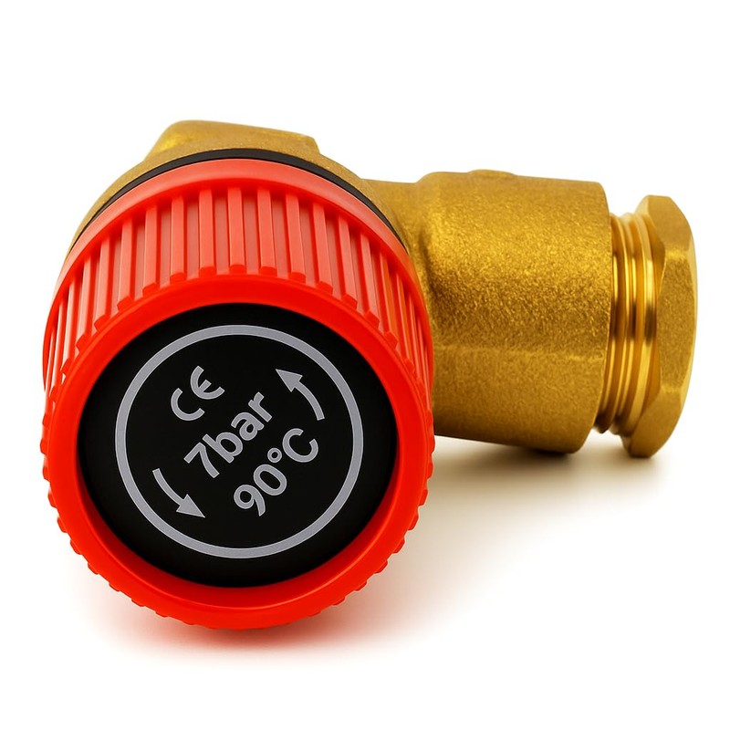 Kudos-Trading 15mm Pressure and Temperature Relief Valve Brass PT for