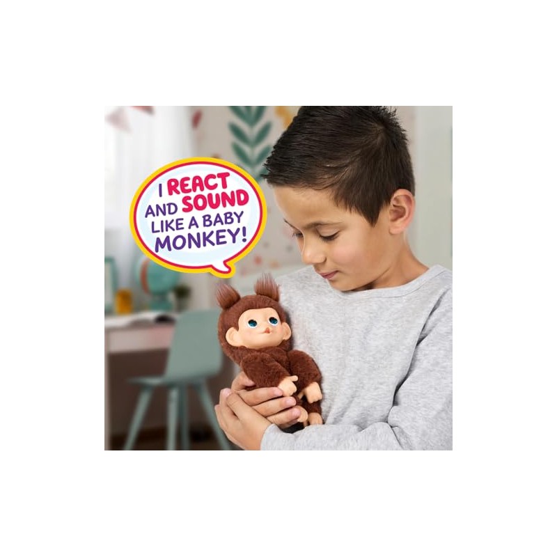 Little Live Pets Baby Monkey Minis – Chikki Cherry. Interactive