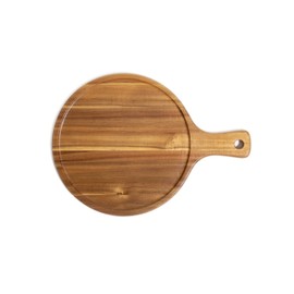 Lipper International 1252 Acacia Round Serving Paddle Board for Hors D’oeuvres, Cheeses, Meats or Snacks, Small, 18"