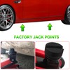Universal Trolley Jack Pad Rubber Slotted Frame Rail Jack Pinch