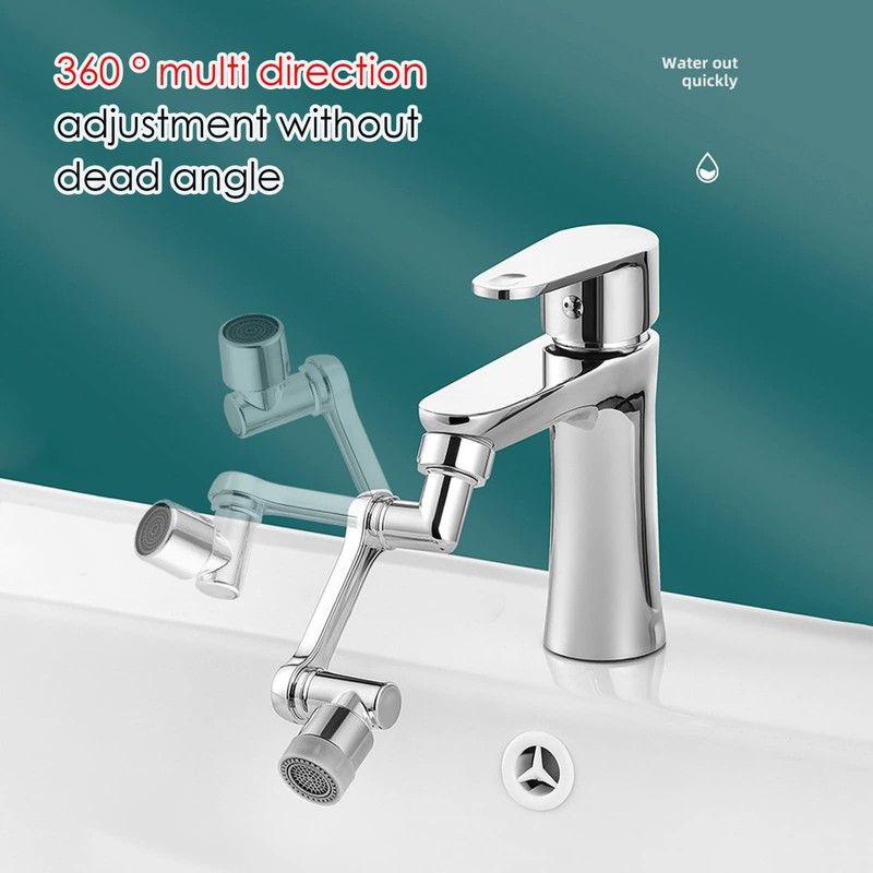 Tap Extension Kitchen Sink Aerator Water Saver Rotating 2 Mode