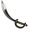 NOVELTY GIANT WWW.NOVELTYGIANT.COM Plastic Pirate Cutlass Sword Costume Accessory Silver,