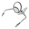 Universal Rear View Mirror 3.4in Wide Vision Handlebar Rear View