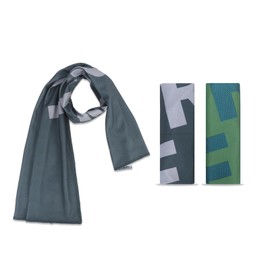 NiCola Cooling Towel 2 Pack, Ice Towel for Neck, Soft & Breathable Microfibre Towel for Gym, Running, Yoga, Golf, Hiking, Workout (100x30 cm)