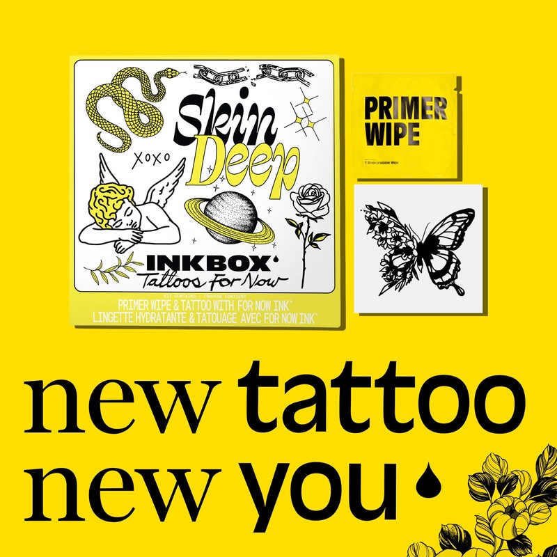 Inkbox Temporary Tattoos, Semi-Permanent Tattoo, One Premium Easy Long Lasting,