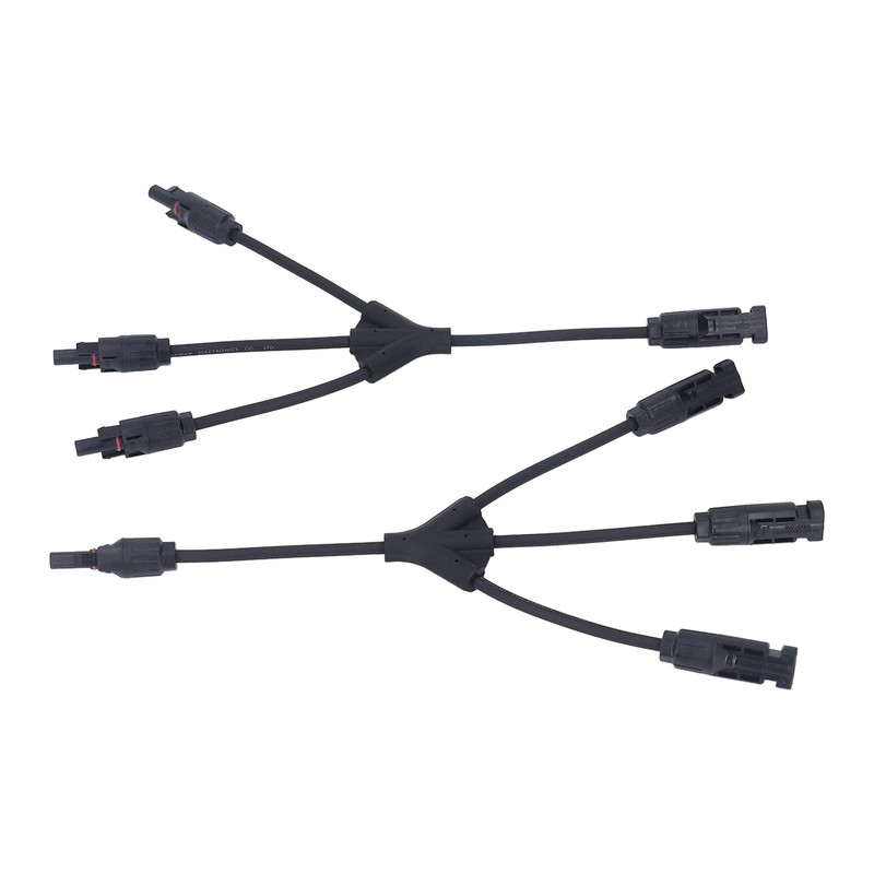 One Pair Solar Panel Connector 3 to 1 Y Branch