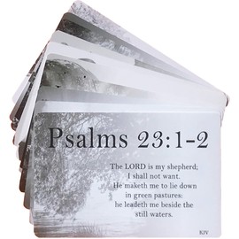 EMM Faith Popular Scripture Cards (10-Pack), Inspirational Memorization Bible Verse Cards of Encouragement (KJV)