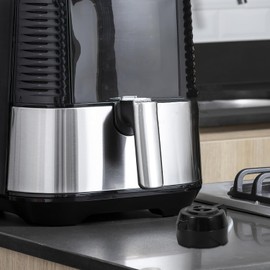 INOOMP Válvula de Liberación de Vapor para Olla de Presión Eléctrica Negra, Material Pp y Hierro, Compatible Ollas Eléctricas y Simplifica la Limpieza