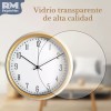 Rm Regalomex Reloj De Pared Análogo Minimalista 26 Centímetros