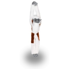 Wild Republic Cotton Top Tamarin Plush, Monkey Stuffed Animal, Plush Toy, Gifts For Kids, Hanging 20