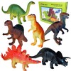 Lello & Monkey Dinosaur toys set of 6 plastic dinosaurs