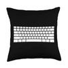 Computer Keyboard Nerd Geek Coder Funny Novelty Lover Gift Throw