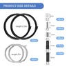 Yuaiosn 2 Sets Bowden Cable Bicycle, Universal Bicycle Brake Set,