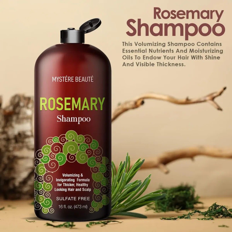 Shampoo De Romero Con Biotina Mystère Beauté 16