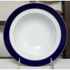 Haviland France TURENNE COBALT Rim Soup Bowl Never Used BRAND