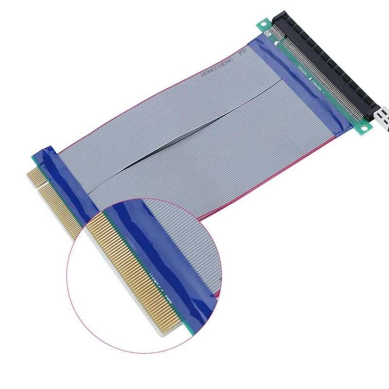 Pcie X16 Extension Pci E 16X Soft Cable 19Cm Pci