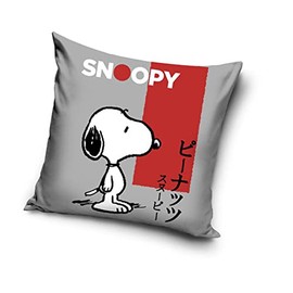 Carbotex SNO225078 Cushion Cover Compatible with Snoopy Peanuts 40 x 40 cm