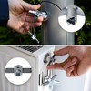 ABSINA Universal key with 7 profiles, pack of 2, triangular