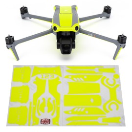 WRAPGRADE Skin Compatible with DJI Air 3 | Accent Colour (Neon Yellow)