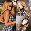 GzorOuzr 1b27 Body Wave Lace Closure Wigs Ombre Human Hair