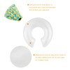CuteBone GWB04L-DE Inflatable Dog Cone with Removable Soft Fleece Covers