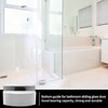 Uadme Stainless Steel Floor Guide, Robust Floor Guide, Frameless Glass