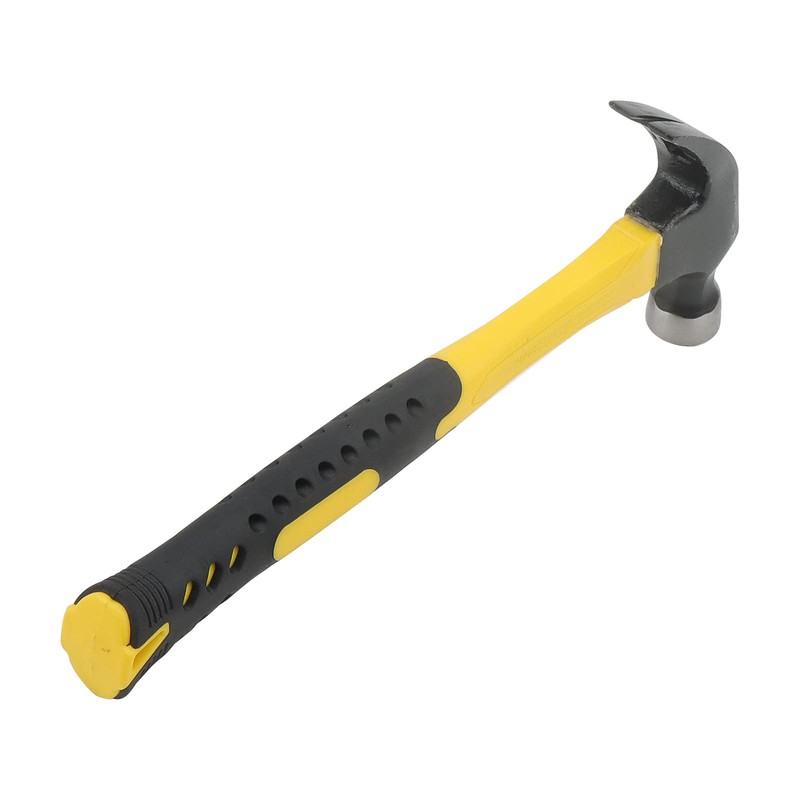 KEILEOHO 2PCS 8oz Claw Hammer, 27.5cm Steel Curved Claw Hammer,