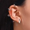 BSLVWG Punk Paw Cuff Earrings,Non Pierced Ear Cuff Gothic Wrap