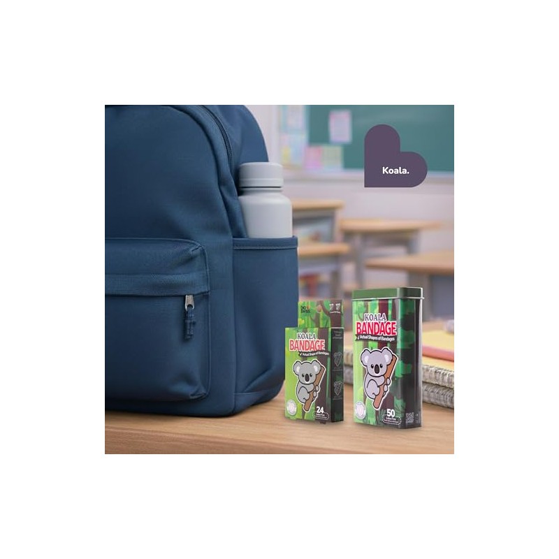BioSwiss Vendas autoadhesivas con forma de koala, sin látex, estériles,