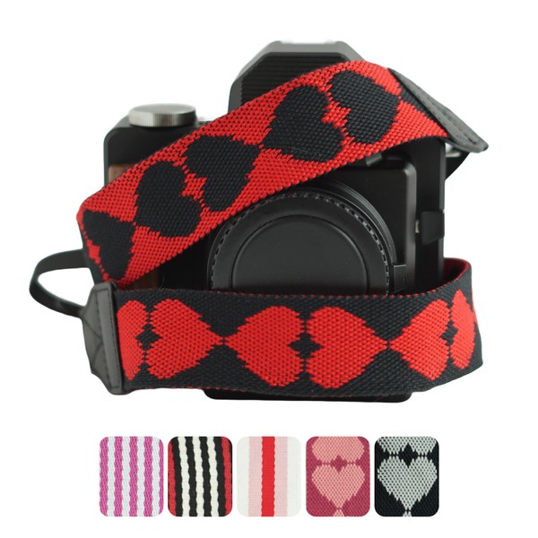 Cute Camera Strap - Adjustable Vintage Quick Release Neck &