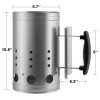 CADARA Charcoal Chimney Starter BBQ Grill Lighter Barbecue Fire Starter